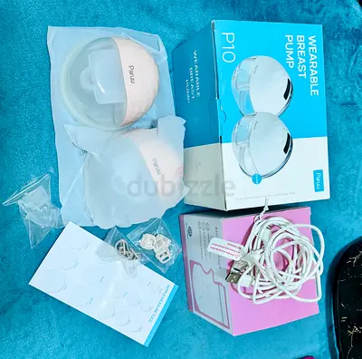 Pair of P10 Wearable Breast Pumps with Accessories (Lightly Used)