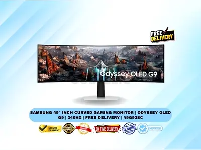 Samsung 49 Inch Curved Gaming Monitor | Odyssey OLED G9 | 240Hz | Free Delivery | 49G93SC