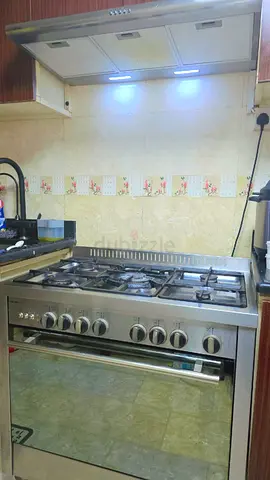 Premium Glem Gas Cooker (90x60) 5 burner + Midea Cooker Hood - Complete Kitchen Set !