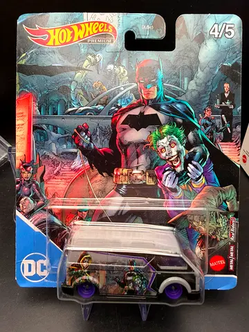 Hot Wheels Premium DC Comics Joker  Batman VW Delivery Van (sealed)