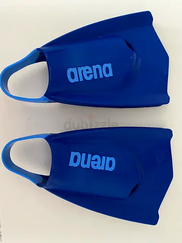 Arena Short Swim Fins, Size 38-39 - Blue