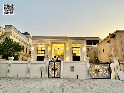 فيلا فاخره بسعر مميز شامل رسوم التسجيل والتمليك والمكيفات والمصعد وموقع استراتيجي قريب من دبي والخدمات