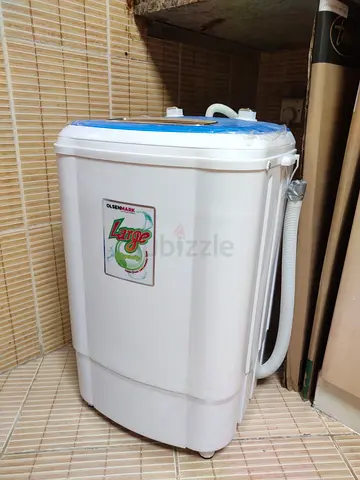 Semi-automatic compact washing machine - small twin tub washer