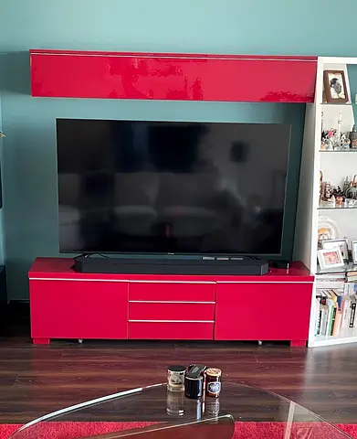 IKEA TV Cabinet + Upper Shelf unit