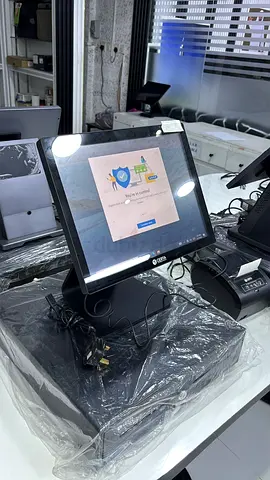 POS Touchscreen Monitor with Cash Drawer and Receipt Printer - Used