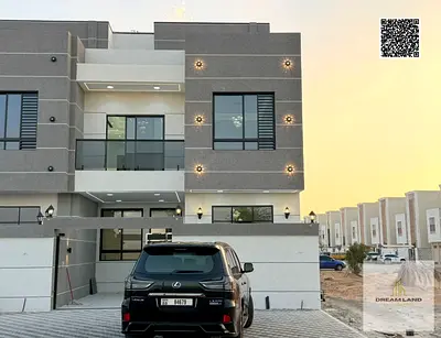 فيلا فاخره 5 غرف ماستر في الحليو عجمان – تصميم عصري مع روف واسع وتمويل بنكي متاح