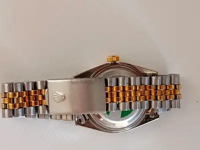 Two-tone men’s Rolex-style automatic watch with date (used)