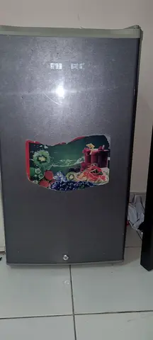 Small single-door mini fridge - used, good working condition