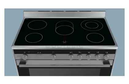Modern Electric Cooker with Ceramic Hob and Oven