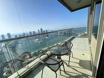 Fully Upgraded 3 BR + Maid + Private Gym | Full Sea & Palm Views | Vacant