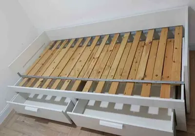 Ikea brimnes daybed frame with underneath storage 2 drawer with mattress