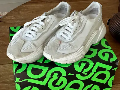 Dolche  Gabbana White designer-style chunky sneakers, lightly used (mens/unisex)