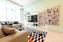 Stylish 2BR Apartment | Furnished | Pool &amp; Garden View | Samana Golf Avenue