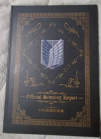 Official game ARTBOOK of Attack on Titan Official Scouting Report (English/Japanese edition)