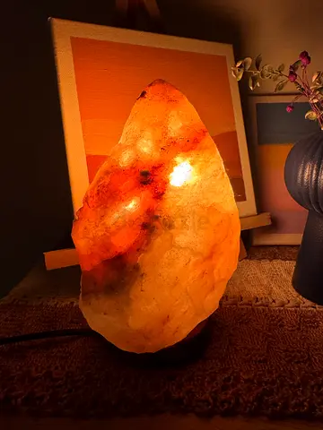 Crystal lamp never used