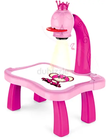 Childrens Projector Drawing Table Set