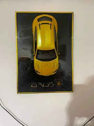 Framed Supercar Model Wall Art 3D