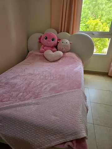 Cloudie Single Bed 120x200 cm - Upholstered Kids Bed with Mattress