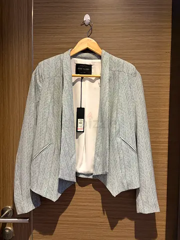 Riverisland grey Herringbone open front blazer for sale