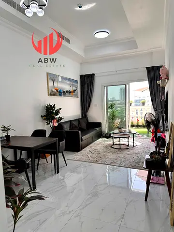 Furnished 1BR Apartment | ACES Chateau | Balcony with Downtown View
