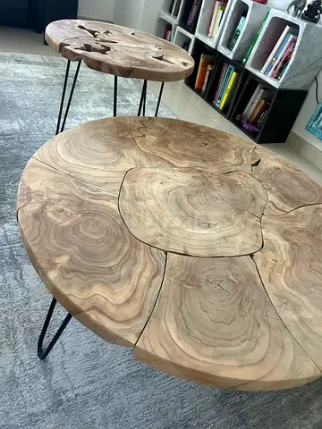 Coffee tables 2 sizes - 80 cm and 50 cm