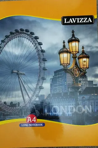 Lavizza A4 Long Notebook - London Cover