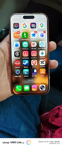 Iphone 17 pro E sim version in perfect condition - orange 256gb