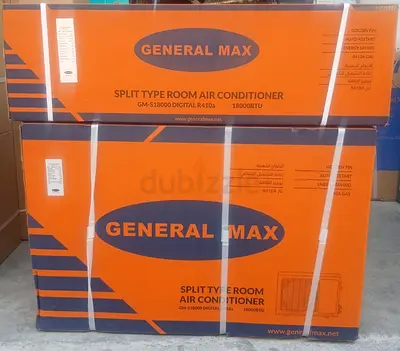 General Max Split-Type Room Air Conditioner 18000 BTU (New in Box) with pipe kit