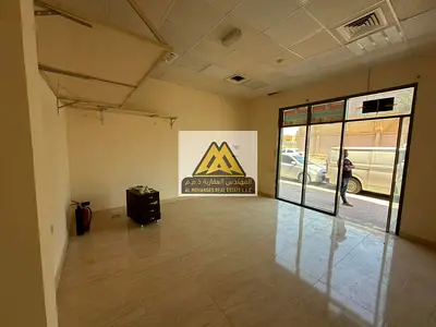 فرصة استثمارية وتجارية مميزة للايجار السنوي محل تجاري بموقع حيوي في منطقة الروضة 1 عجمان (خلف مركز شرطة الحميدية) شامل الصيانة المجانية على المالك وبس