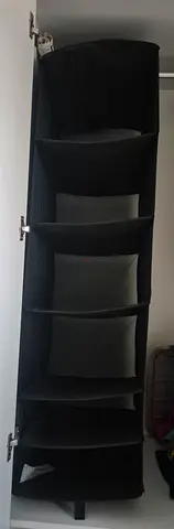Hanging Fabric Closet Organizer with 6 Shelves