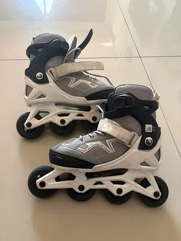 Oxelo inline skates size 35-38 , purchased from decathlon . With guards