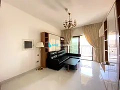 Furnished Studio | Miraclz Tower Arjan | Balcony &amp; Road View