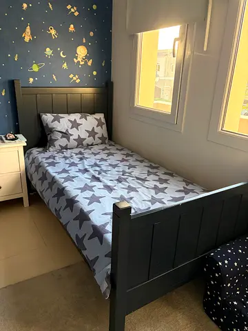 Blue kids bed from Pottery Barn