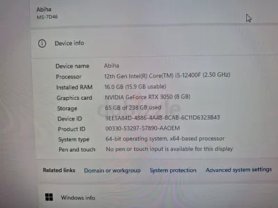 Full HD Gaming system with Keyboard, Speakers and Headset - Ready Setup