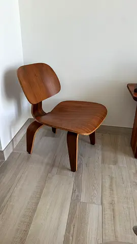 Wooden Chair and a table - Teak Finish