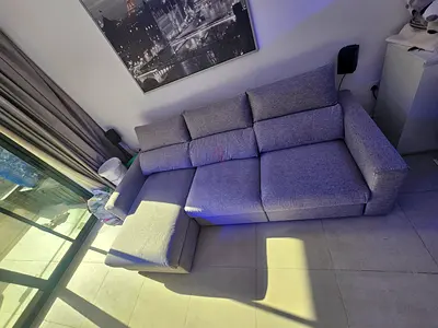Ikea eskilstuna L shape sofa bed under storage