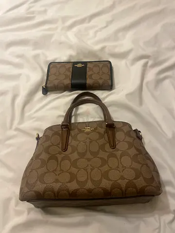 Coach Handbag + Matching Wallet (Authentic)