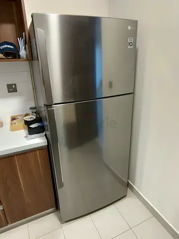 LG Double Door Refrigerator 506L - Excellent Condition, Stainless Steel