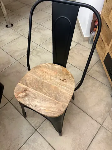 8 Mango Wood chairs for sale