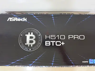 ASRock H510 Pro BTC+ Mining Motherboard – LGA1200 – Brand New Sealed