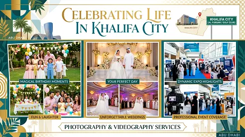 🎬 Khalifa City Photographer  Videographer | Professional Business Content, Product Shoots  Event