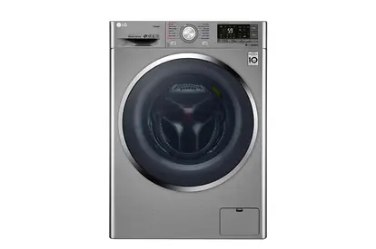 LG Front Load Washing Machine - Silver, 8 kg (Good Condition)