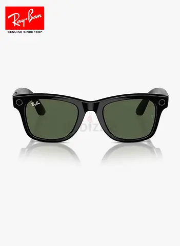 RAY-BAN RW4006 FRAME SHINY BLACK LENS G-15 GREEN