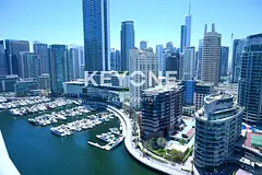 Furnished - High Floor | Spacious 3-Bedroom | Marina Views