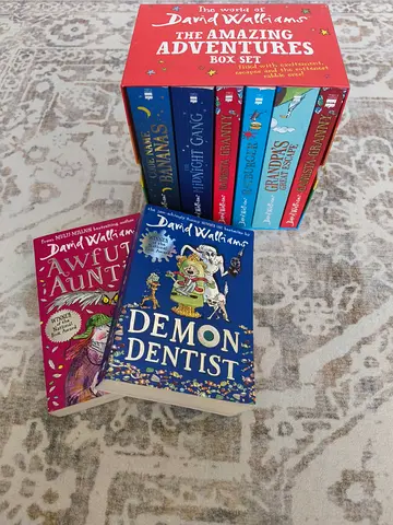 The Amazing Adventures Box Set (David Walliams) — includes 8 books for only 10 aed each!