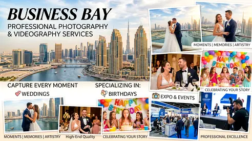 📸 Business Bay Media Production Services | Photography, Videography  Visual Content for Growing