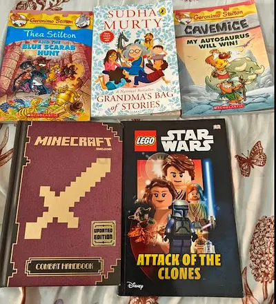 Mix Books - Minecraft, Star Wars, Geronimo Stilton
