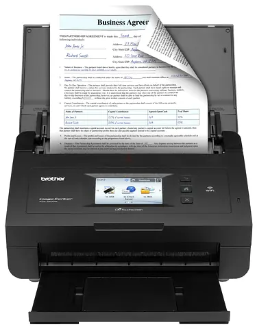 Brother ADS-2600w • WiFi / USB Direct Compact Dual Side High Speed Scanner Professional