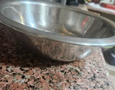 Stainless Steel Mixing Bowl - Medium Size, Used