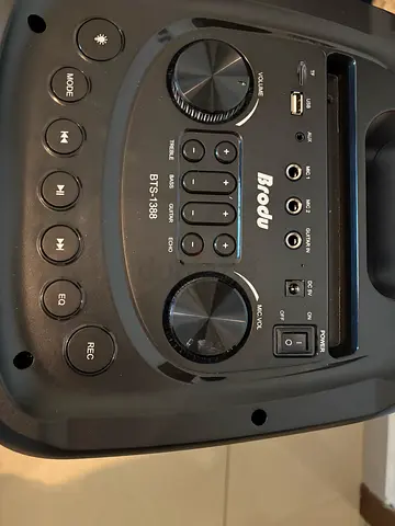 Brodu BTS-1388 Portable Bluetooth Speaker with Mic Inputs